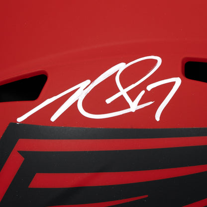 Michael Vick Signed Falcons Rave Full Size Replica Helmet