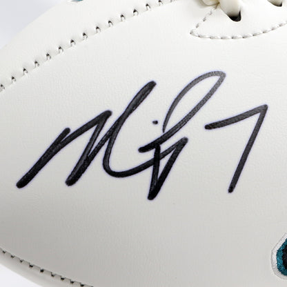 Michael Vick & Desean Jackson Dual Signed Eagles White Logo Football
