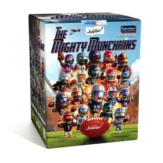 Mighty Munchkins NFL Mystery Mini Helmet Box - The Real Autograph