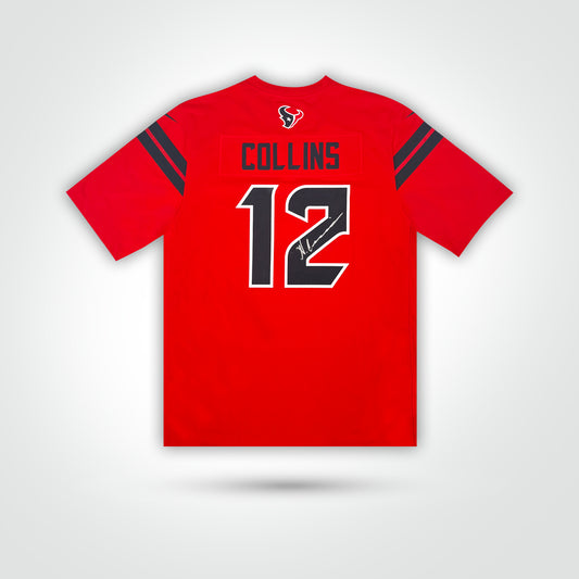 Nico Collins Signed Texans Nike Game Jersey - The Real Autograph