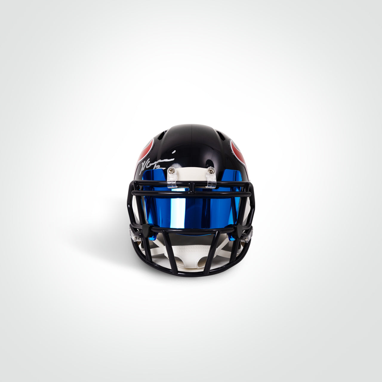 Nico Collins Signed Texans Throwback Speed Mini Helmet