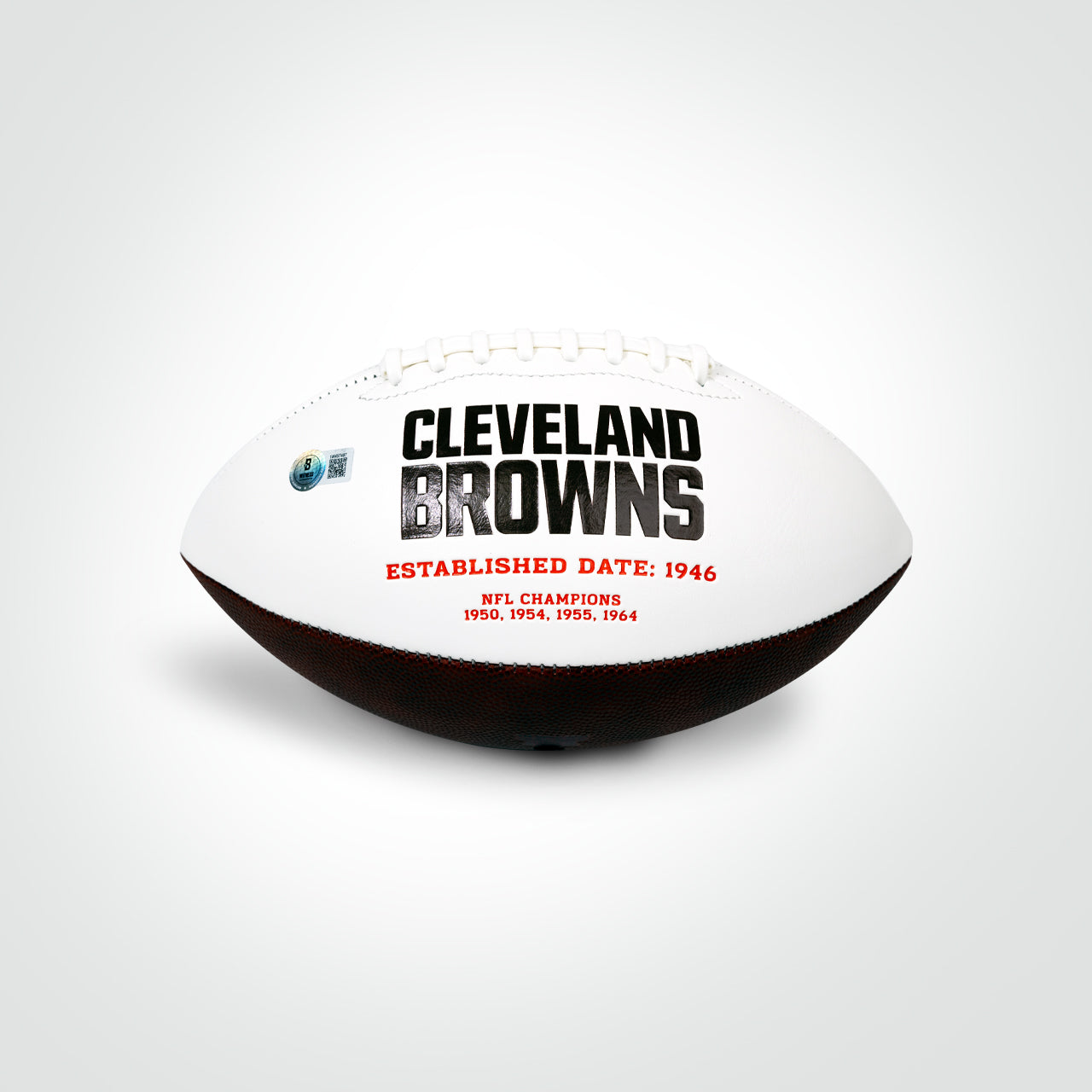 Nick Chubb & Jerome Ford Dual Signed Browns White Panel Football