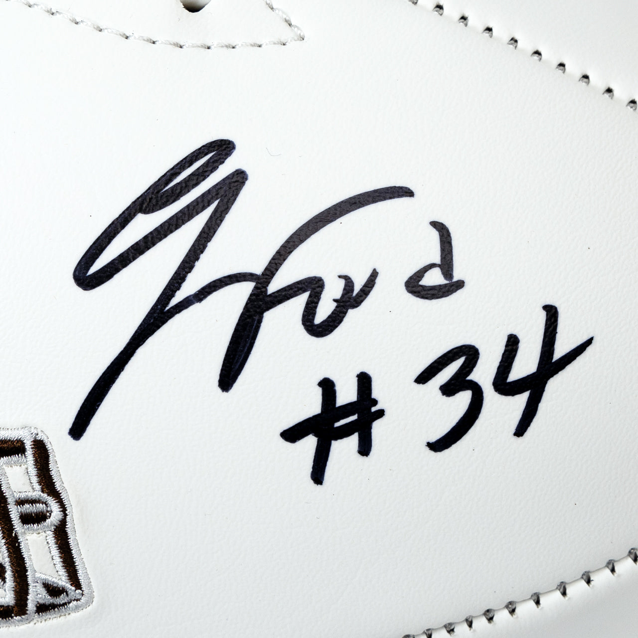 Nick Chubb & Jerome Ford Dual Signed Browns White Panel Football