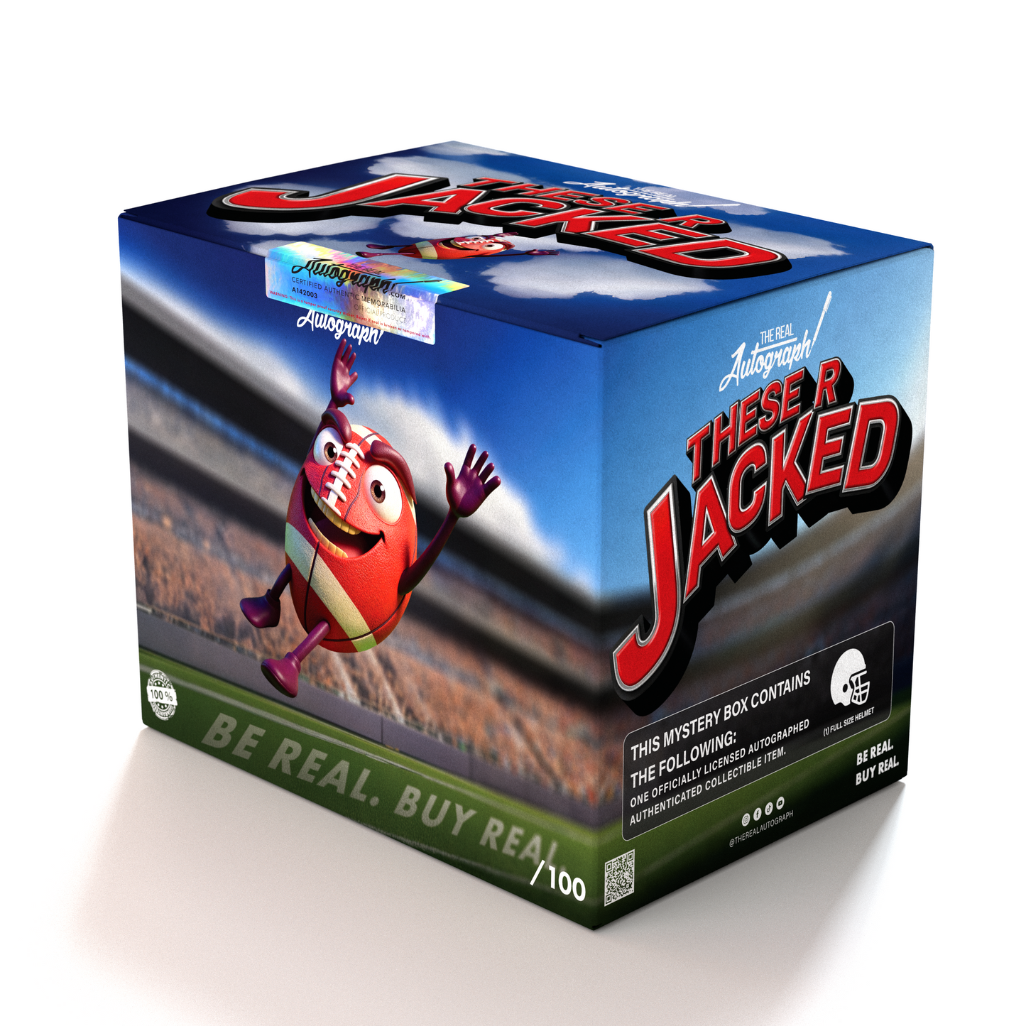 These Are Jacked NFL Mystery Box - The Real Autograph