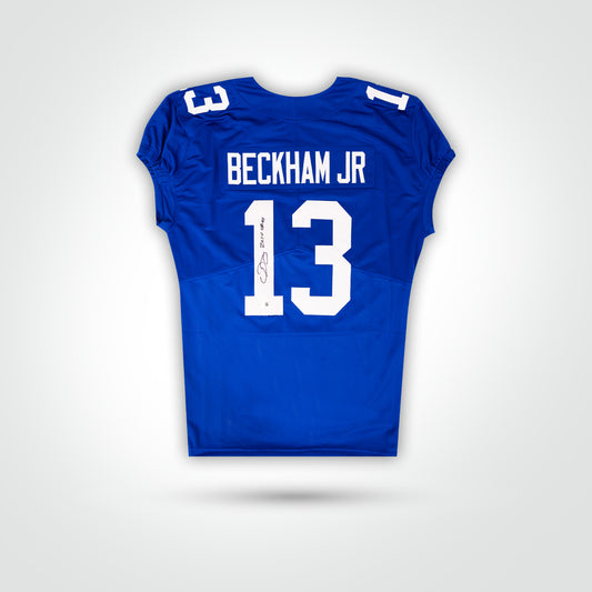 Odell Beckham Jr Signed Jersey Inscribed "2014 OROY" - The Real Autograph