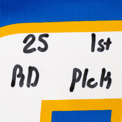 Omarion Hampton Signed Chargers Nike Game Jersey Inscribed "25 1st RD Pick"
