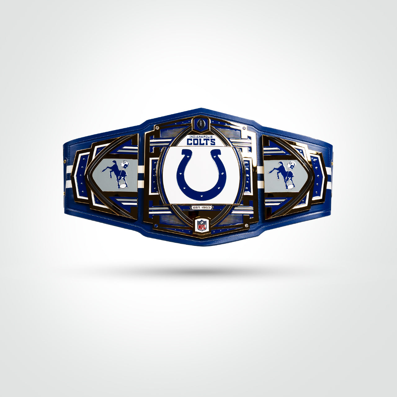 Peyton Manning Signed Colts WWE Belt