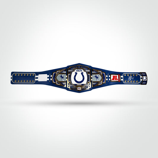 Peyton Manning Signed Colts WWE Belt
