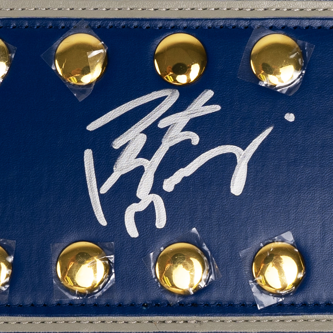Peyton Manning Signed Colts WWE Belt