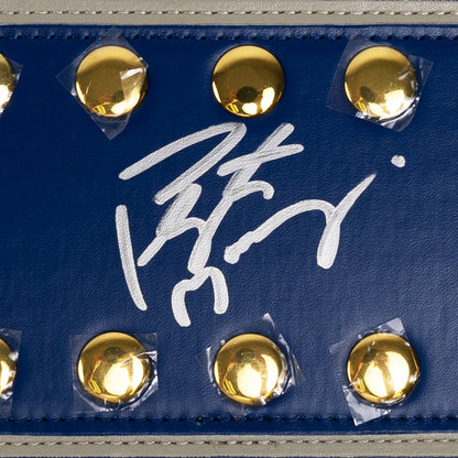 Peyton Manning Signed Colts WWE Belt