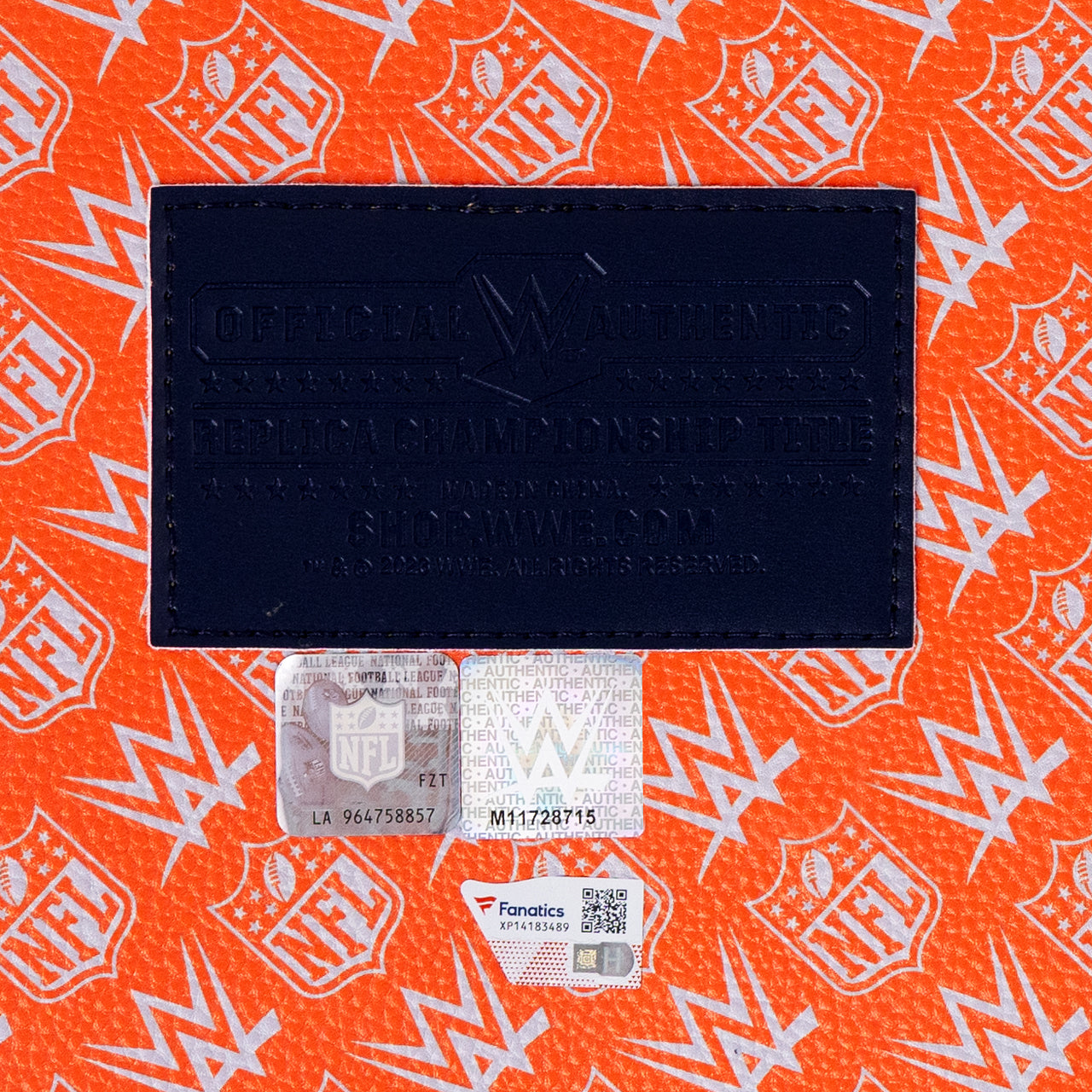 Peyton Manning Signed Broncos WWE Belt