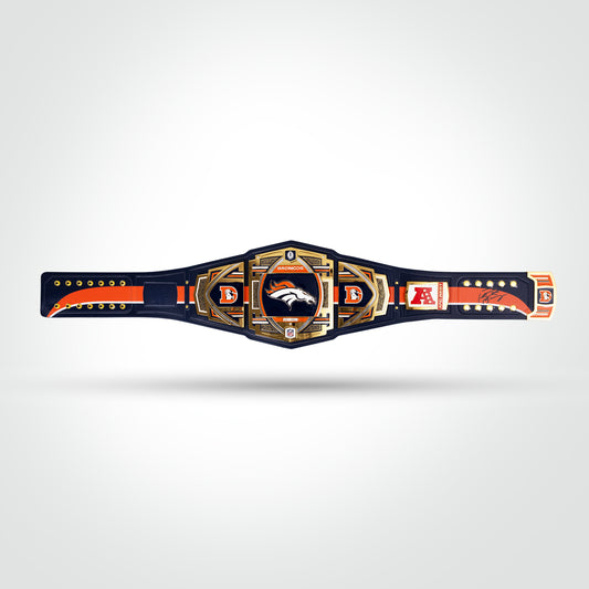 Peyton Manning Signed Broncos WWE Belt
