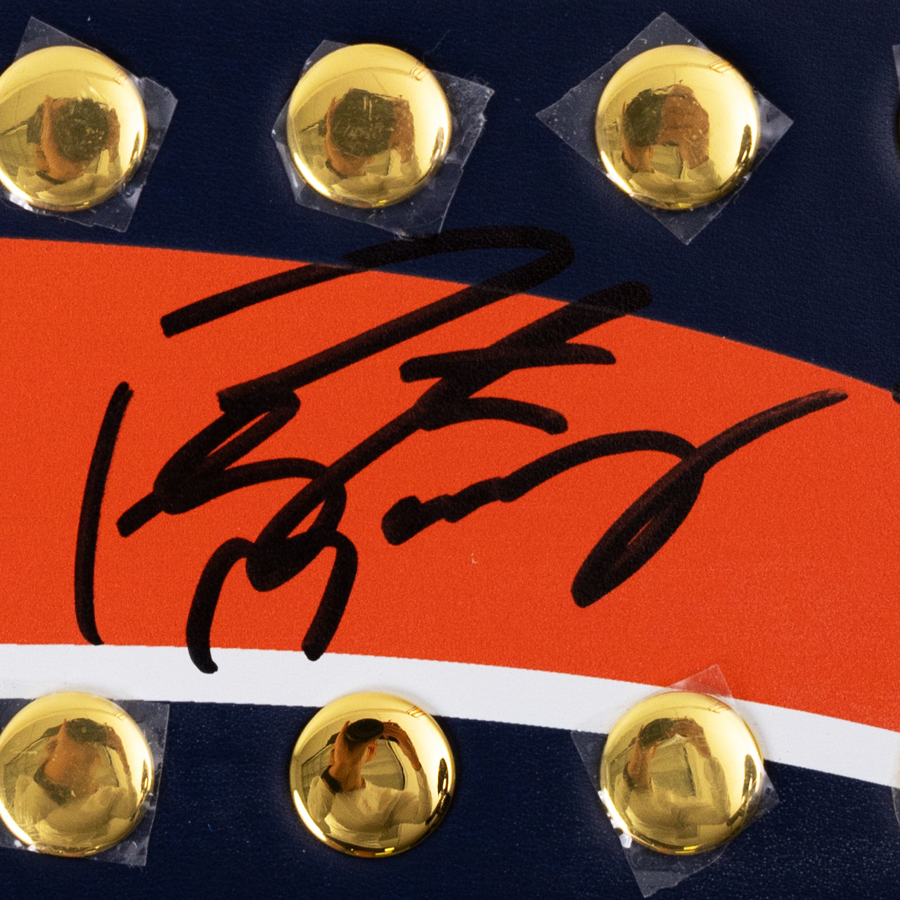 Peyton Manning Signed Broncos WWE Belt