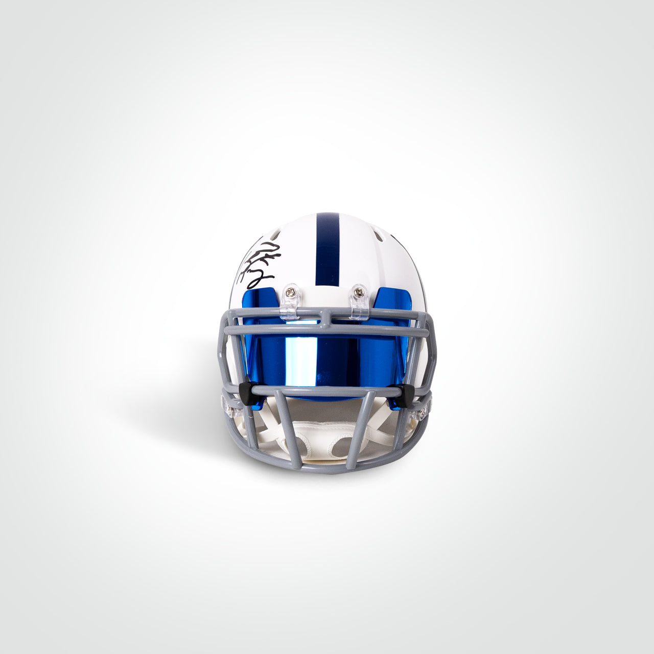 Peyton Manning Signed Colts Throwback Speed Mini Helmet