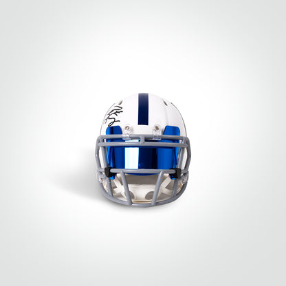 Peyton Manning Signed Colts Throwback Speed Mini Helmet