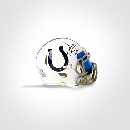 Peyton Manning Signed Colts Throwback Speed Mini Helmet