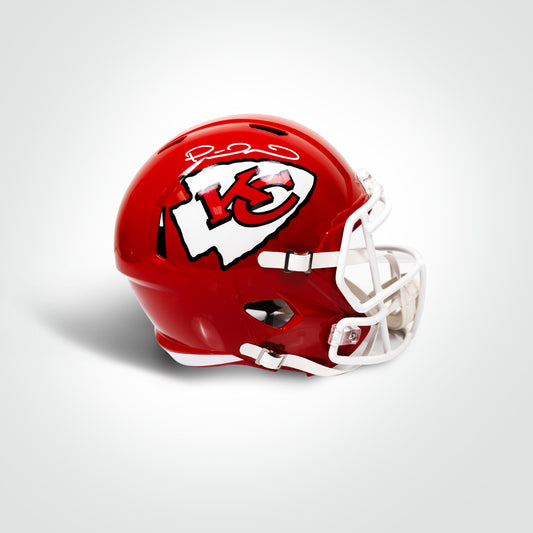 Patrick Mahomes Signed Chiefs Superbowl Speed Full Size Replica Helmet