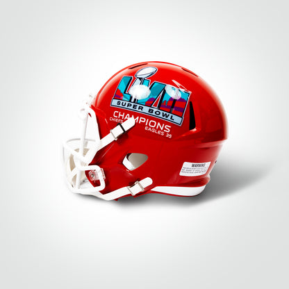 Patrick Mahomes Signed Chiefs Superbowl Speed Full Size Replica Helmet