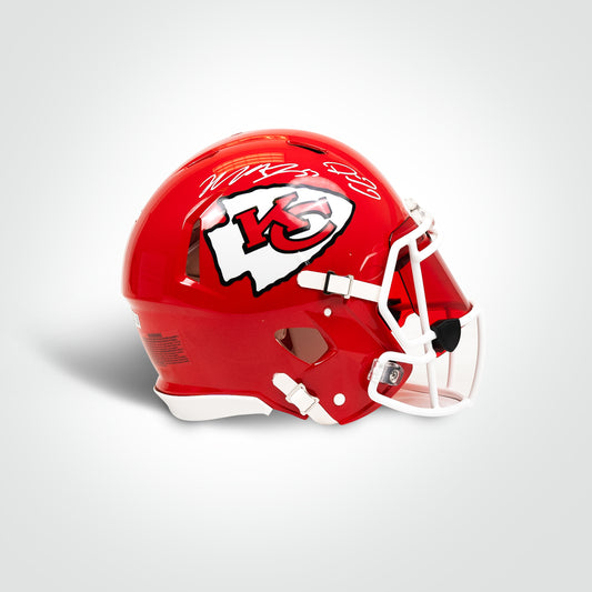 Patrick Mahomes & Mecole Hardman Jr. Dual Signed Chiefs Speed Full Size Authentic Helmet