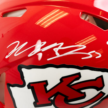 Patrick Mahomes & Mecole Hardman Jr. Dual Signed Chiefs Speed Full Size Authentic Helmet