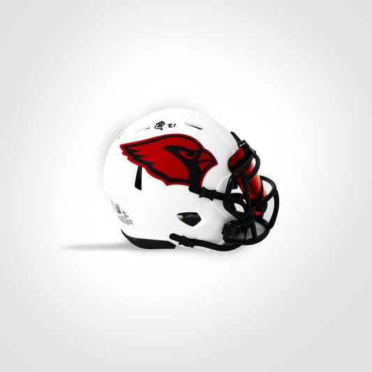 Patrick Peterson Signed Cardinals Lunar Mini Helmet