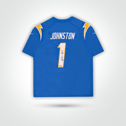 Quentin Johnson Signed Chargers Nike Game Jersey