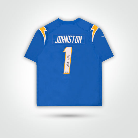 Quentin Johnson Signed Chargers Nike Game Jersey