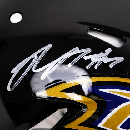 Rashod Bateman Signed Ravens Speed Full Size Authentic Helmet