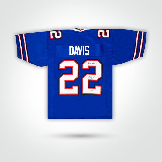 Ray Davis Signed Jersey Inscribed "Bills Mafia"
