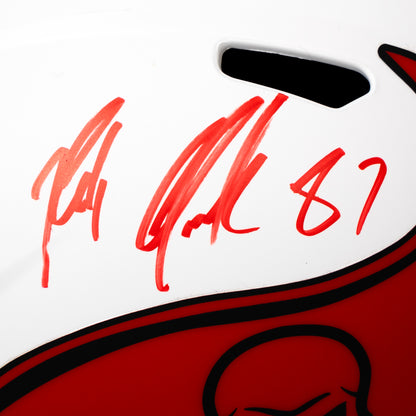 Rob Gronkowski Signed Buccaneers Lunar Full Size Replica Helmet