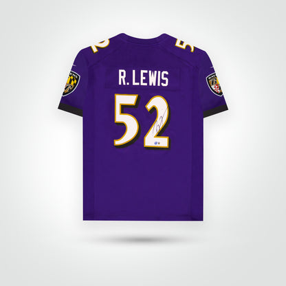 Ray Lewis Signed Ravens Nike Game Jersey