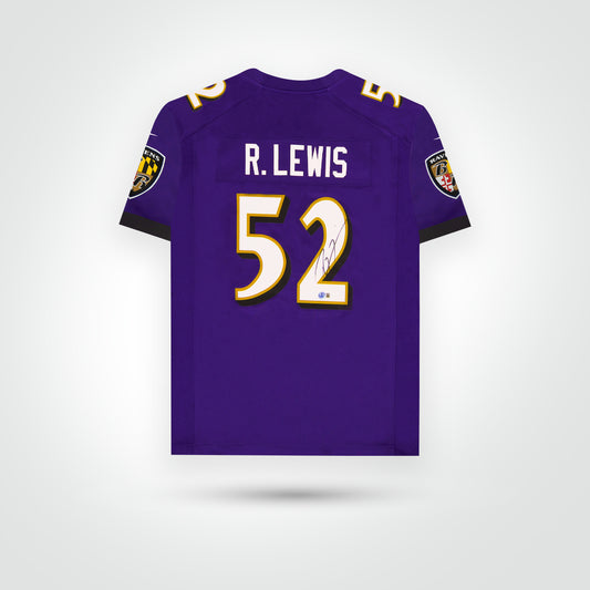 Ray Lewis Signed Ravens Nike Game Jersey