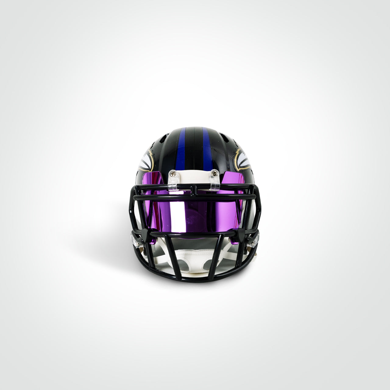 Ray Lewis Signed Ravens Speed Mini Helmet