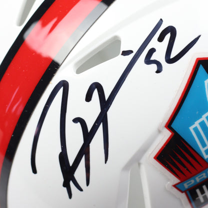 Ray Lewis & Ed Reed Dual Signed Hall of Fame Mini Helmet