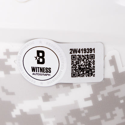 Randy Moss Signed Patriots Salute to Service (STS) Mini Helmet