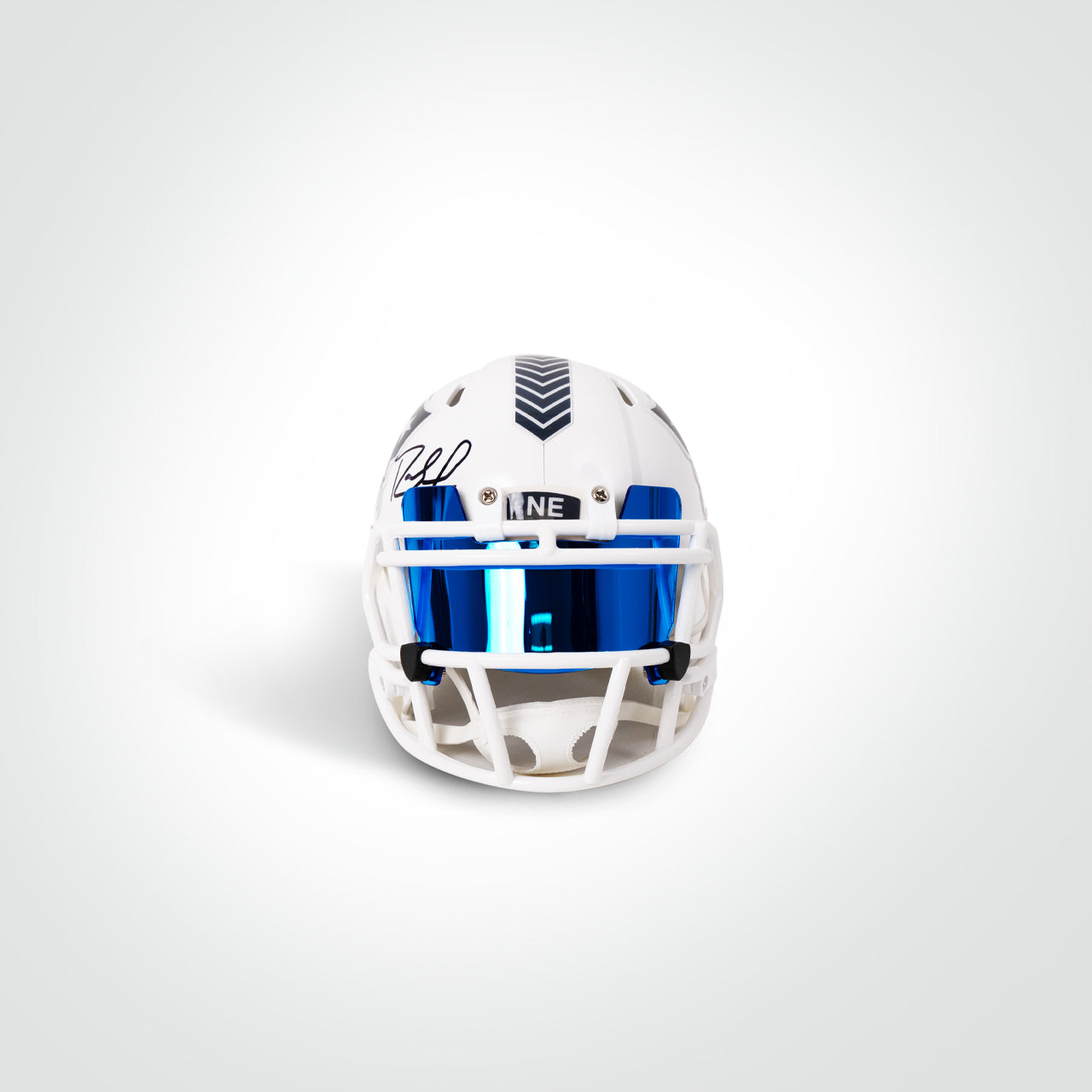 Randy Moss Signed Patriots Salute to Service (STS) Mini Helmet