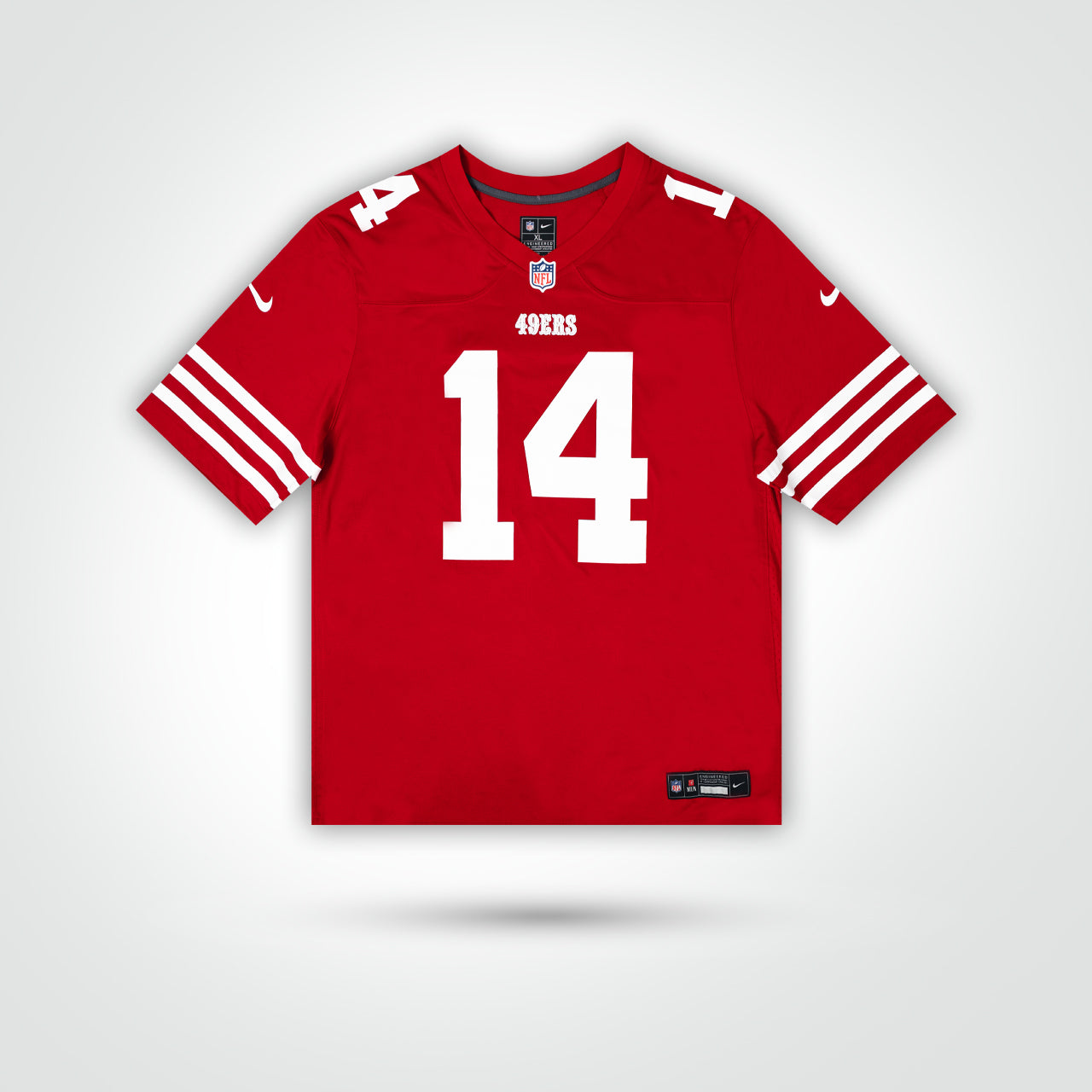Ricky Pearsall Signed 49ers Nike Game Jersey Inscribed "2024 1st RD Pick"