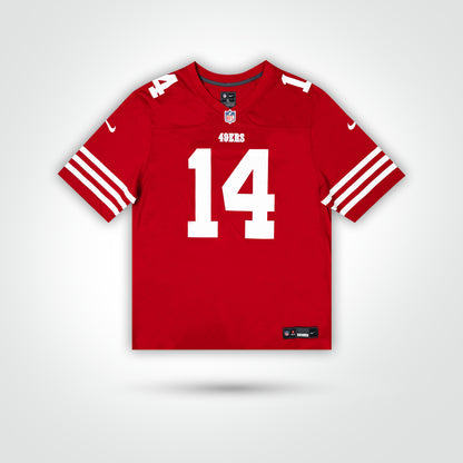 Ricky Pearsall Signed 49ers Nike Game Jersey Inscribed "2024 1st RD Pick"