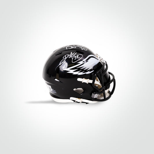Ricky Watters & Brian Westbrook Dual Signed Eagles Alternate Speed Mini Helmet