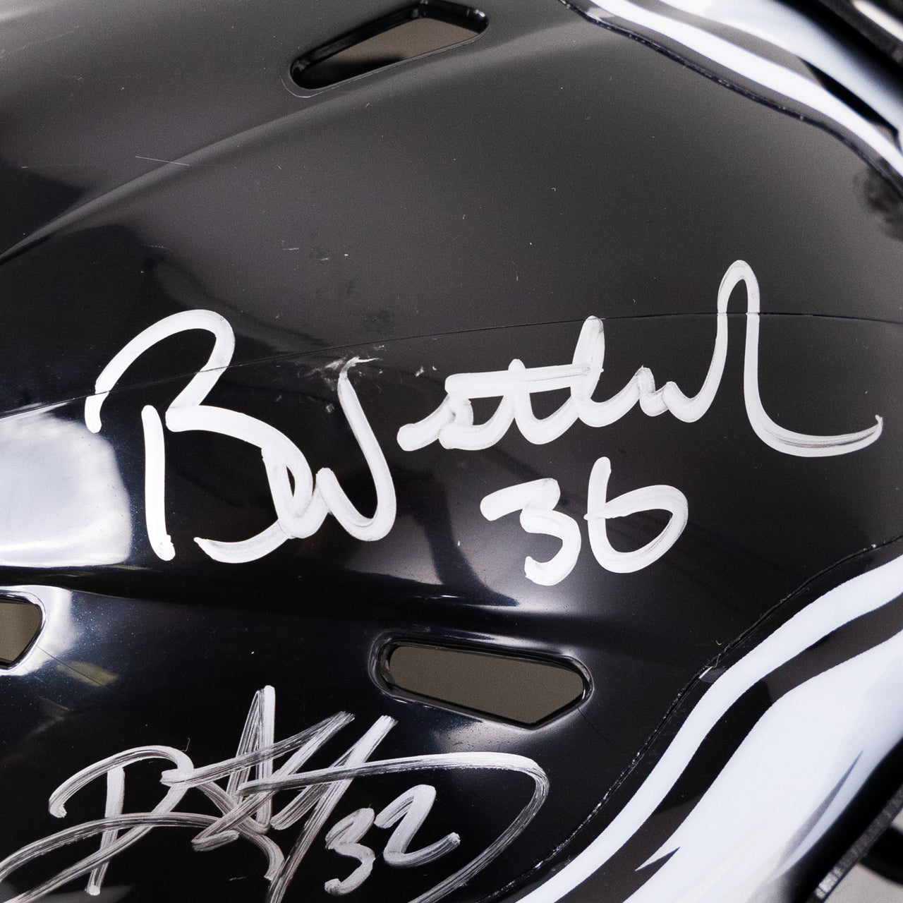 Ricky Watters & Brian Westbrook Dual Signed Eagles Alternate Speed Mini Helmet