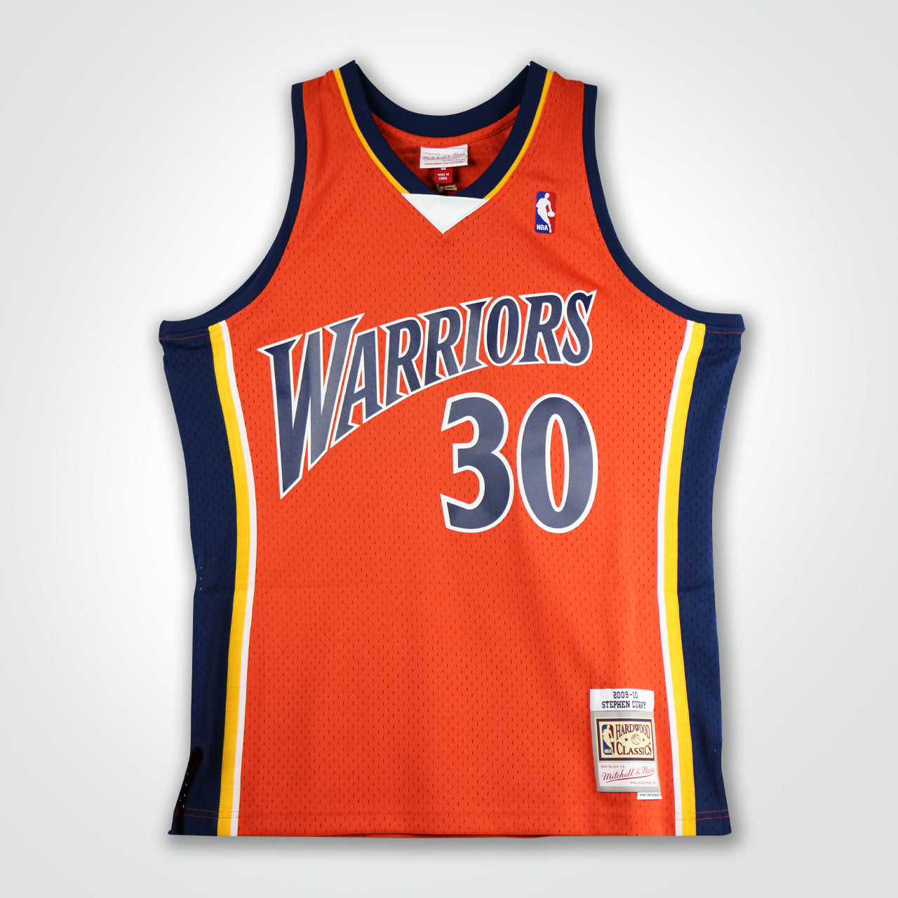 Stephen Curry Signed Warriors Mitchell & Ness Swingman 09-10 Jersey