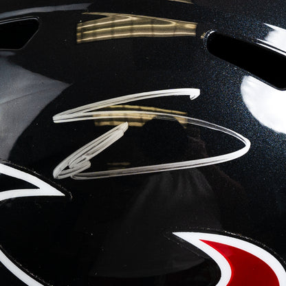 Stefon Diggs Signed Texans Speed Full Size Replica Helmet