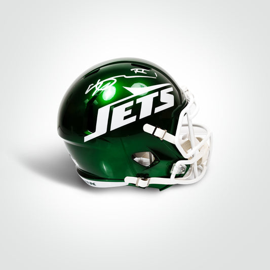 Sauce Gardner Signed Jets Speed Full Size Replica Helmet