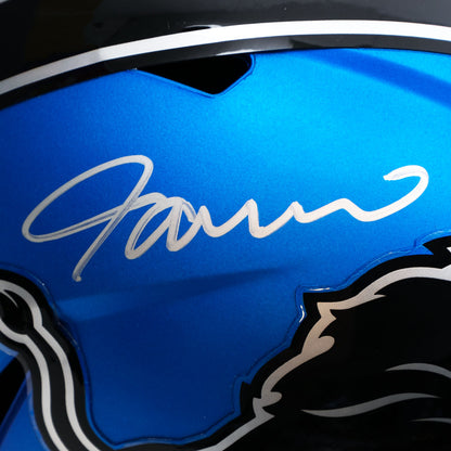 Sam Laporta & Jameson Williams Dual Signed Lions Alternate Full Size Replica Helmet