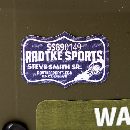 Steve Smith Sr. Signed Panthers Salute to Service (STS) Full Size Replica Helmet
