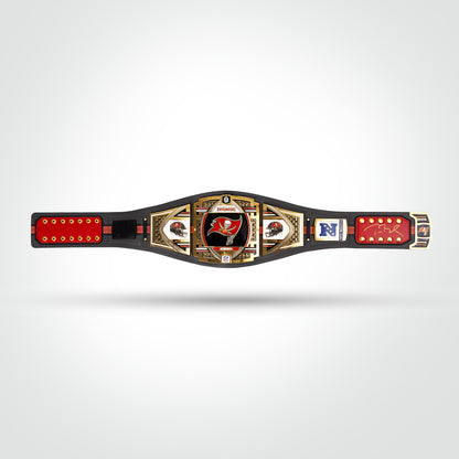 Tom Brady Signed Buccaneers WWE Belt