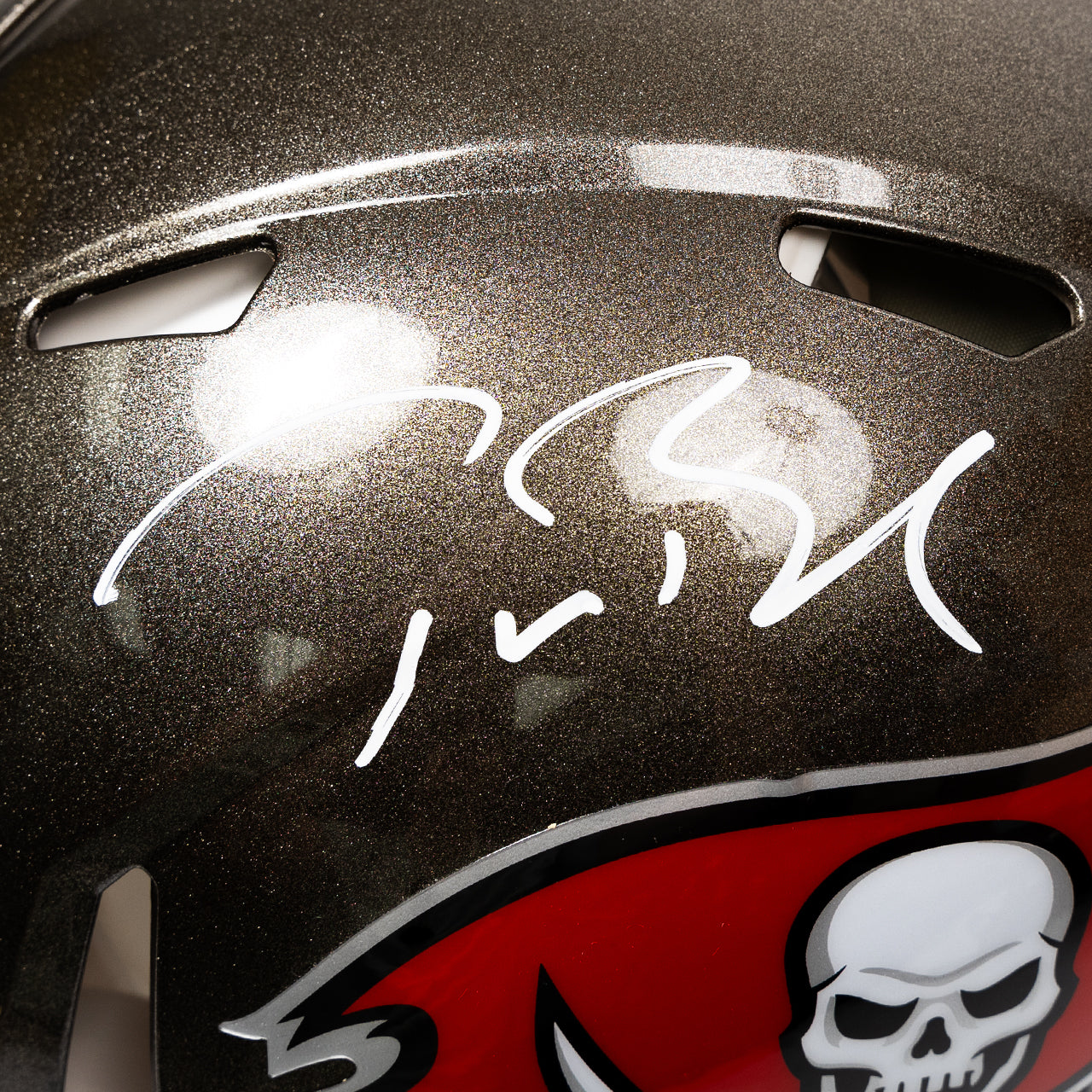 Tom Brady Signed Buccaneers Speed Authentic Helmet
