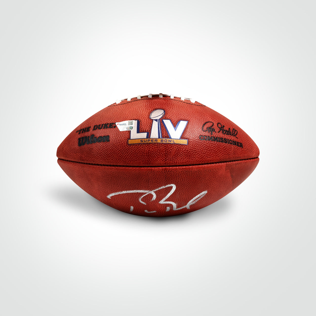 Tom Brady Signed Buccaneers Hand Painted Superbowl LIV Duke Authentic Football