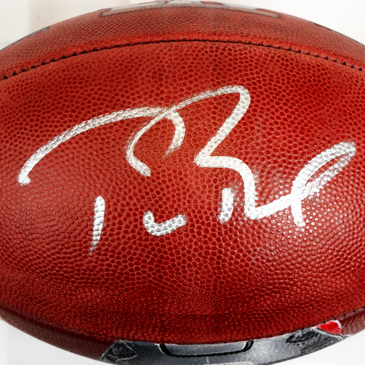 Tom Brady Signed Buccaneers Hand Painted Superbowl LIV Duke Authentic Football