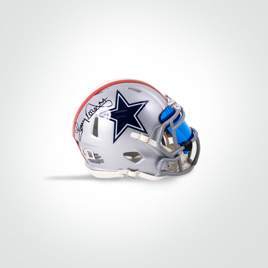 Tony Dorsett Signed Cowboys Throwback Mini Helmet